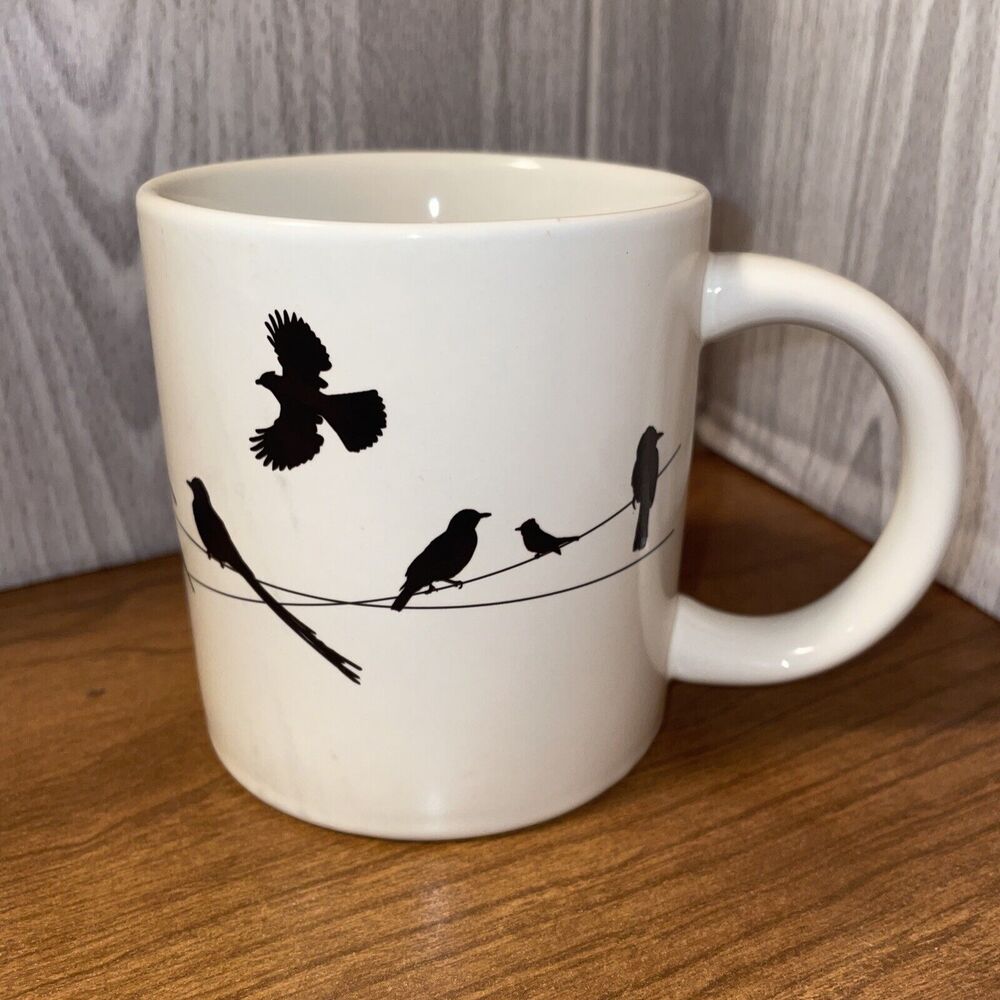 Birds On A Wire 2017 Coffee Mug The Unemployed Philosophers Guild Color Change
